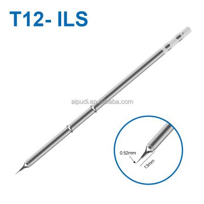 China Original Accessory High Quality T12 Series Iron Tips T12-ILS Station Soldering Solder Bits for sale