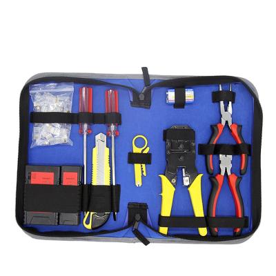 China High Quality Network Cable Crimp Tools Pliers Stripper Tools Set RJ45 and RJ11 Network Cable Internet Tools Hand Auxiliary Kit for sale