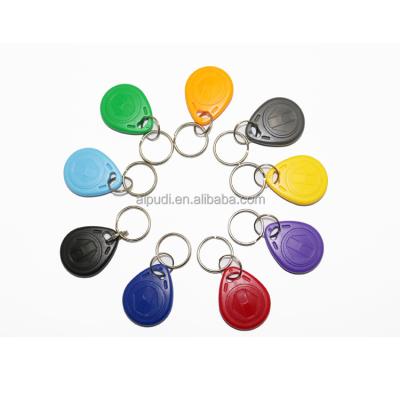 China hot sell ABS rfid keyfob tk4100 125khz waterproof/waterproof colorful rfid proximity key tags for sale