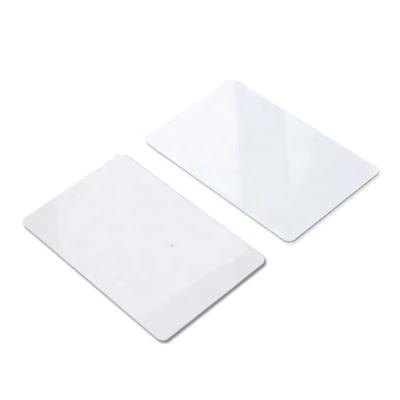 China Chip Card Plastic Waterproof RFID Contactless Clamshell Smart Blank Card Wholesale Waterproof/Waterproof PVC White Card for sale