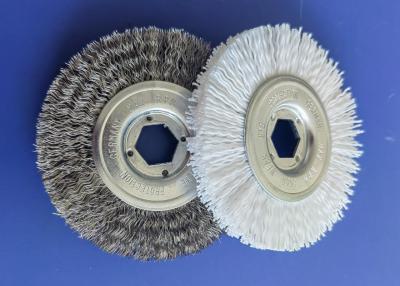 Chine Narrow brushing face 3 Inch Diameter Crimped Stainless Steel Wire Wheel Brush à vendre