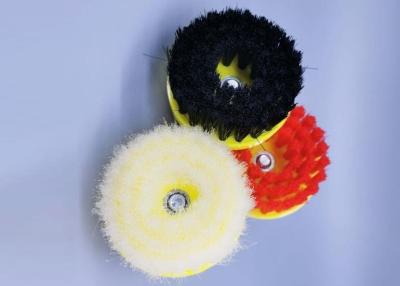 Cina Electric Drill Brush Industrial Nylon Bristle Disc Brush for Cleaning Sofa in vendita