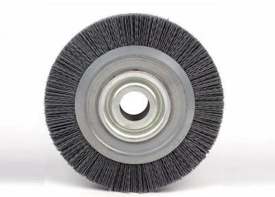 China 6 Inch Circular Nylon Wire Wheel Brush / Nylon Bristle Wheel For Decorative Glass for sale