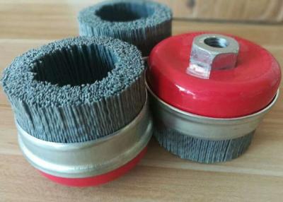 China Industrial Silicon Carbide Nylon Filament Cup Brush M14 * 2.0 Nut Size for sale