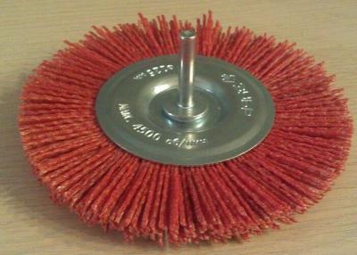 China High Performance Nylon Wire Wheel Brush Filament Drill Brush Flat Wheel for sale