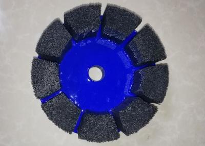 China Abrasive Disc Segment CNC Deburring Brushes For Limestone Slate Surface Finish for sale