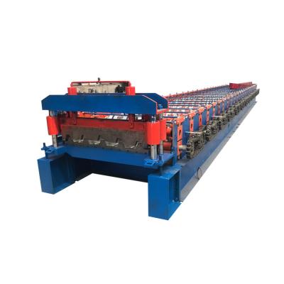 China Building Material Shops Energy Saving Steel Sheet Floor Decking Roll Forming Machine for sale