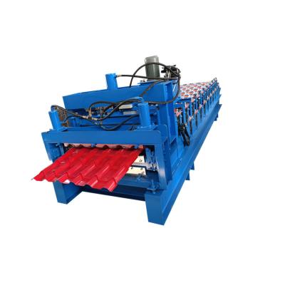 China Hotels Steel Glazed Tile Roll Forming Machine Roofing Sheet Making Machine Glazed Tile Roof Roll Forming Machine for sale