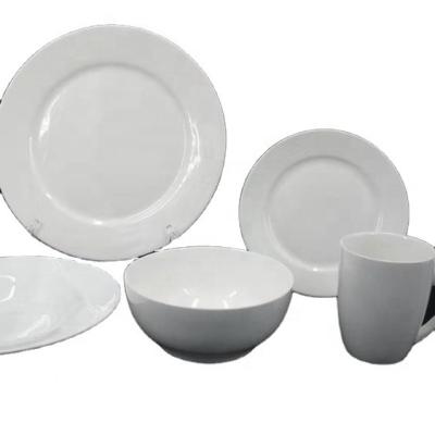 China New Brief Sustainable Products Innovative Design 16pcs Porcelain Dinnerware Set For Restaurant And Home Use for sale