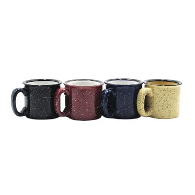 China Sustainable Starry Sky 12 Oz Color Glazed Ceramic Drinkware Promotion Coffee Mug for sale