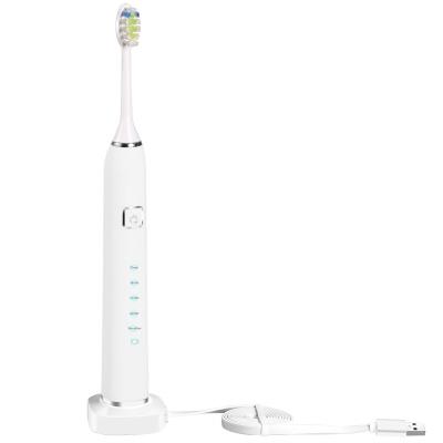 China Battery Operated Clean Wireless Smart Travel Oral Hygiene Teeth Vibrator Rechargeable Ultrasonic Electric Toothbrush for sale