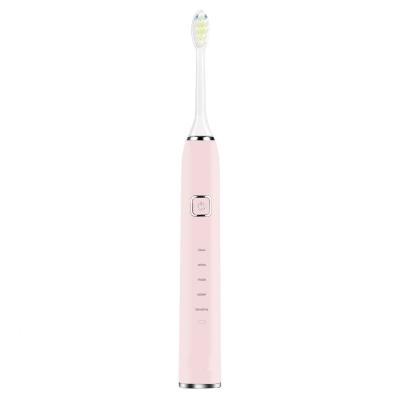 China 2021 New Brush Head Waterproof Smart Rotating Head Oscillation Battery Powered Rechargeable High Quality Electric Toothbrush for sale