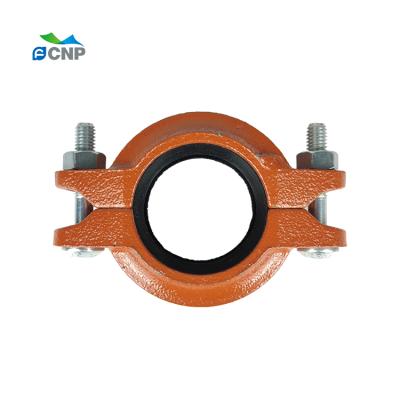 China High Quality Round Ductile Iron Grooved Molded Flexible Coupling Round for sale