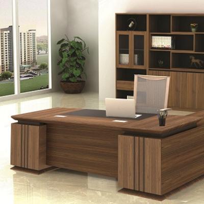 China New Factory Price New Style Executive Office Manager Furniture Executive Table With Side Return for sale