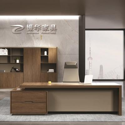 China New Custom Modern American Wood Office Desk Modern Executive Desk For Boss for sale