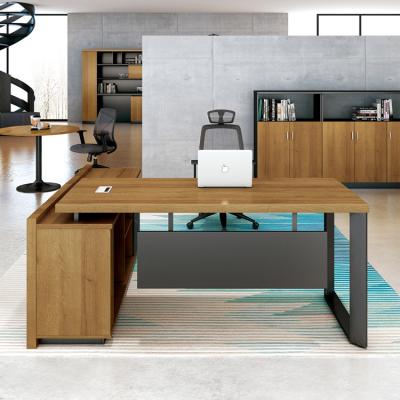 China Regular Design L Shape Office Desk Furniture Executive Office Table Table for sale