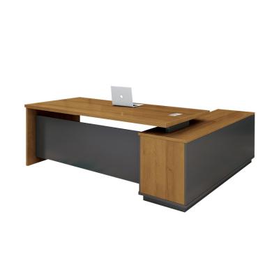 China Regular Employees Modern Design Office Table Wooden Working Desk for sale