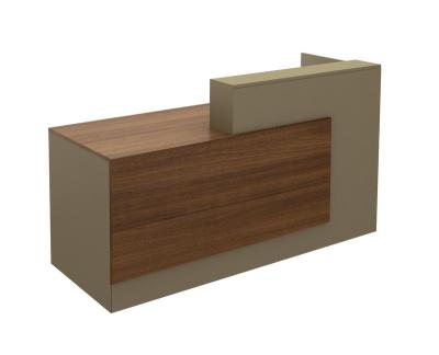 China Newest Reception Lounge Modern New Design Office Furniture Wooden Reception for sale