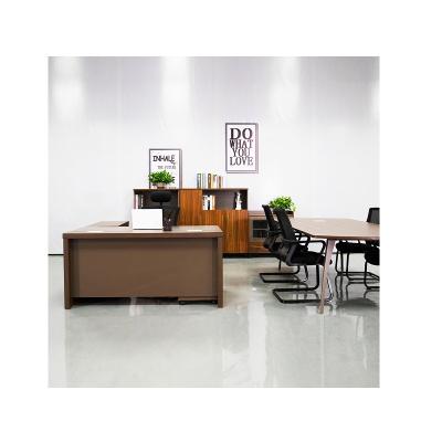 China L modern modern full executive shape office desk furniture set for sale