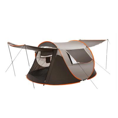 China Camouflage/Field Game Luxury Light Weight One Layer Telescoping Tent Pole Aluminum Automatic Camping Tent Beach Tent for sale