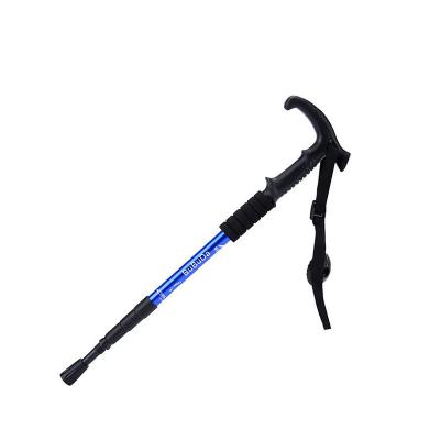 China Outdoor Travel Hiking Camping Folding Folding Walking Stick Wholesale Trekking Canes Hiking Poles for sale