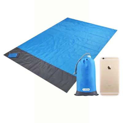 China Waterproof Beach Mat Foldable Outdoor Camping Mat Waterproof and Sandproof Portable Pocket Picnic Blanket Factory Direct for sale