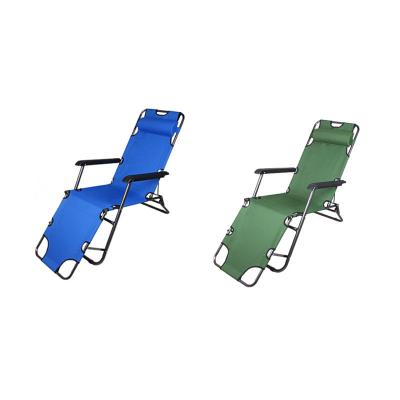 China Easy To Set Up Wholesale Premium Quality Camping Cot Foam Padded Folding Portable Camping Bed Raising Chair for sale