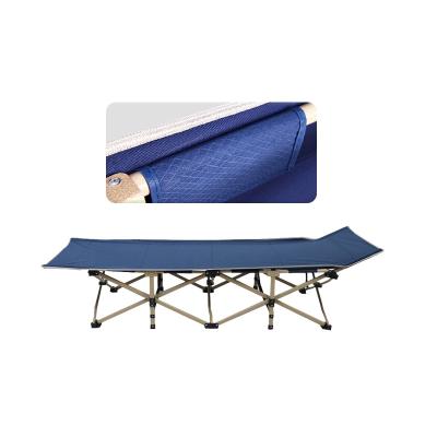 China Easy To Set Up Camp To Bed Lightweight Outdoor Metal Bed DutyTravel Portable Folding Heavy Duty Camping Bed for sale