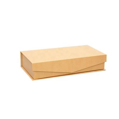 China Recycled High End Materials Gift Box Creative Rectangular Flip-over Book Gift Box Plain Paper Box For Cosmetics for sale