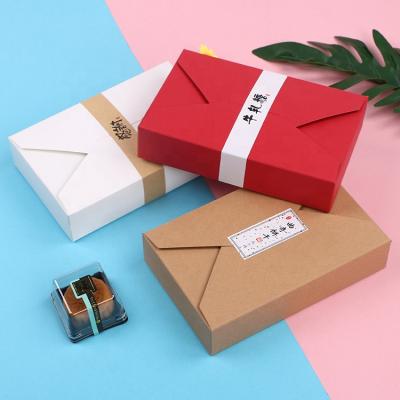 China Hemp Handmade Gift Boxes Paper Art Paper Box With Handles For Gift Wrapping With Ribbons Flat Packing Less CBM Less Freight for sale