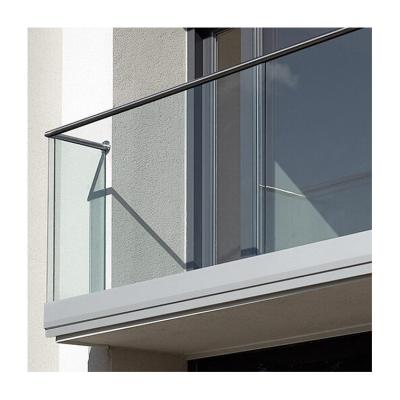 China Modern Hot Selling Fashion Design Balcony Aluminum U Channel High Quality Glass Balustrade for sale