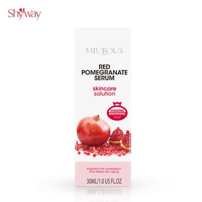 China shyway private label moisturizer whitening moisturizing red pomegranate skin care serum for sale