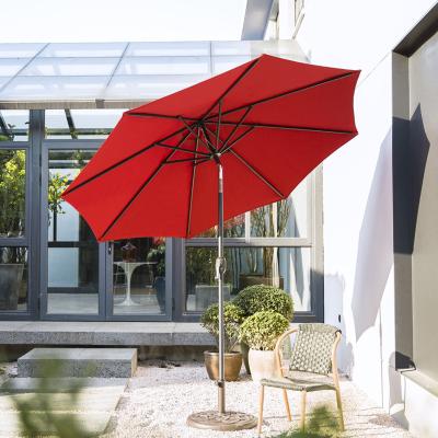 China Square 2*3m Modern Outdoor Patio Umbrella 250g Polyester Polyester Fabric Wood Frame UV Resistant Beach Umbrella for sale