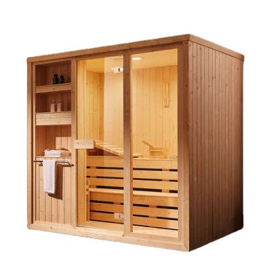 China Modern luxury 2-6 person suana dry wood room for sale