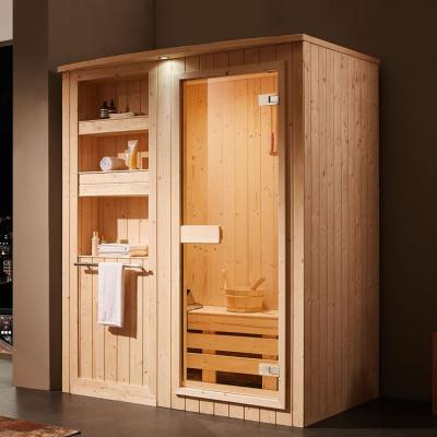 China With Wooden Transom Windows Hot Selling Cambodia Sauna Room With Stone And Stove for sale