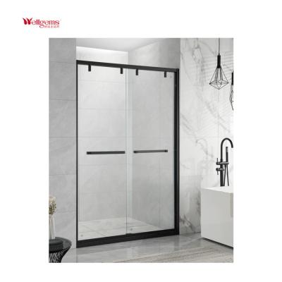 China Modern Simple Bathroom Shower Enclosure Tempered Glass Shower Room Bath Shower Doors for sale