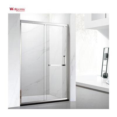 China Modern Shower Enclosure Double Room Sliding Customize Tempered Glass Bath Shower Room for sale