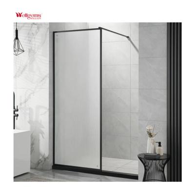 China Modern Tempered Glass Safety Glass Stainless Steel Frame Room Square Form Thickness 8mm Shower Enclosure for sale