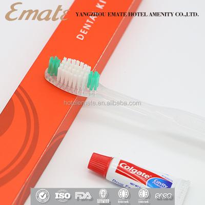 China Hotel Guest Used Dental Toiletries Kit In Paper Box for sale