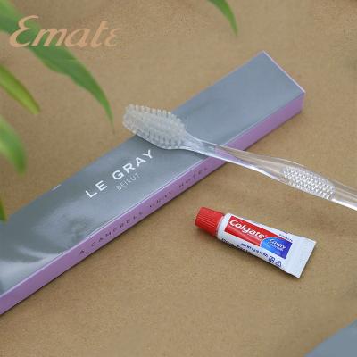 China luxury hotel kit/hotel dental kit toothbrush/hotel toothbrush kit luxury hotel dental kit for sale