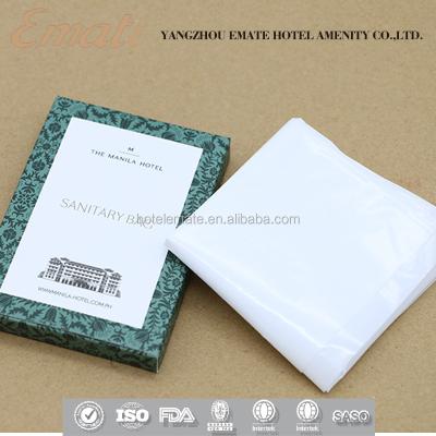 China Hotel Guest Used hotel disposable sanitary lady bag for sale