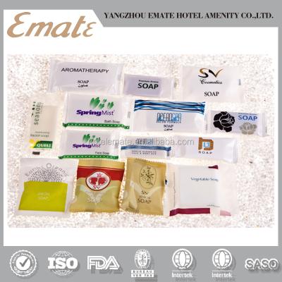 China Wholesale Hotel Amenities Small Disposable Hotel Soap With Logo Customized for sale