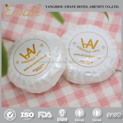 China 15g hotel guest used hotel soap pleated wrap/mini soap for hotels/hotel bath soap for sale