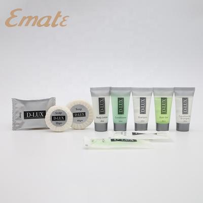 China Hotel Guest Used Eco Friendly Hotel Bathroom Amenities With Hotel Shampoo And Soap for sale