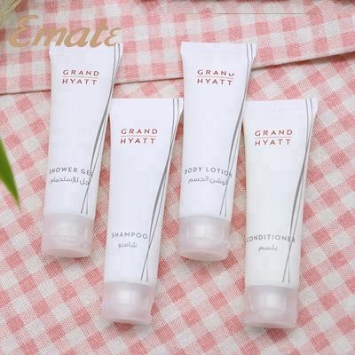 China High quality hotel shampoo and conditioner in white tube 30ml/hotel hair shampoo/hotel shower gel hotel hair shampoo for sale