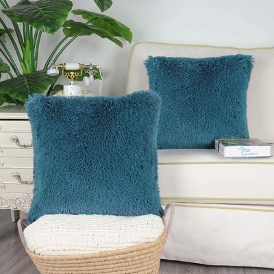 China 2021 Hot Sale Super Soft Faux Fur Throw Blanket Eco - Friendly For Couch 18 X 18 Inch for sale