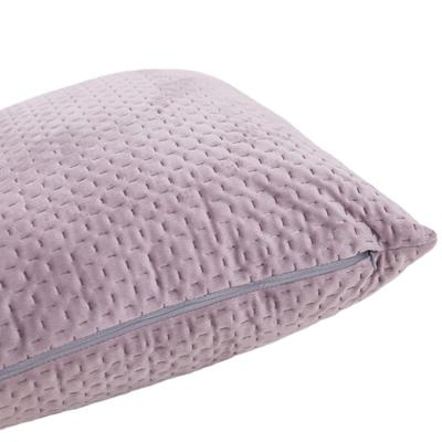 China China Factory Eco-friendly Solid Color Ultrasonic Embossing Pillow Sofa Cushion With Invisible Zipper for sale