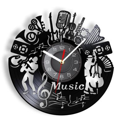 China Antique Style Mens and Womens Gifts Jazz Gifts Vinyl Wall Clocks Christmas Gifts for sale