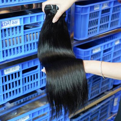 China Silky Straight Wave Ready to Ship Closure and Bundles, Raw Malaysian Straight Hair Unprocessed Curly Bundle, Natural Hair Products for Black Women for sale