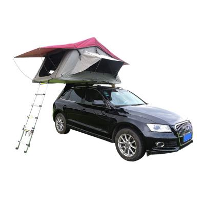 China UV-Resistant Outdoor Shell Roof Top Tent 4x4 Canvas Pickup Truck Off-Road Hard Roof Top Tent for sale